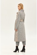 Demi-season Coat Mila Nova PV-207 grey