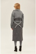 Demi-season Raincoat Mila Nova PV-150 grey