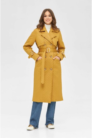 Demi-season Raincoat Mila Nova PV-236 mustard