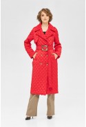 Demi-season Raincoat Mila Nova PV-245 red