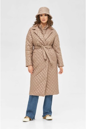 Demi-season Raincoat Mila Nova PV-252 cappuccino