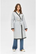 Demi-season Raincoat Mila Nova PV-253 light grey