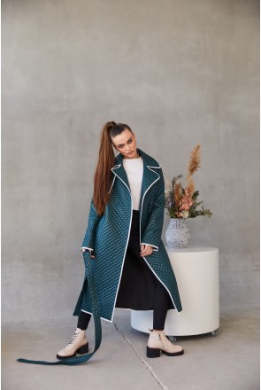 Demi-season Raincoat Mila Nova PV-286 green