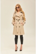 Demi-season Trench Coat Mila Nova PV-162 beige