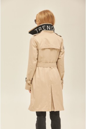 Demi-season Trench Coat Mila Nova PV-162 beige