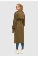 Demi-season Trench Coat Mila Nova Q-44 khaki