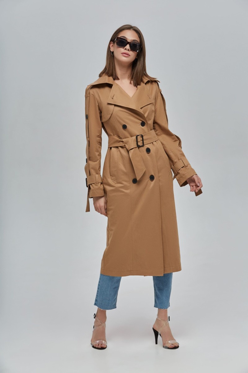 Demi-season Trench Coat Mila Nova Q-44 kemel