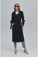 Demi-season Trench Coat Mila Nova Q-44 black