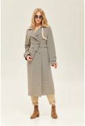 Demi-season Trench Coat Mila Nova Q-59 cappuccino