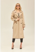 Demi-season Trench Coat Mila Nova Q-73 beige