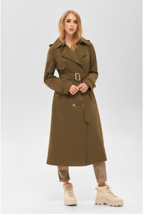 Demi-season Trench Coat Mila Nova Q-88 khaki