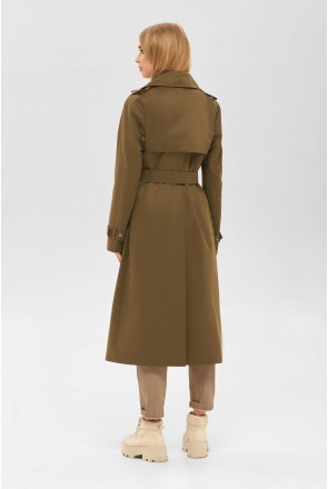 Demi-season Trench Coat Mila Nova Q-88 khaki