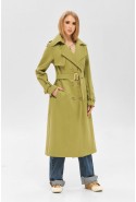 Demi-season Trench Coat Mila Nova Q-88 olive