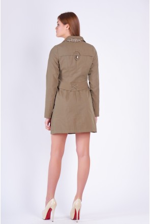 Demi-season Trench Coat Mila Nova C-68 khaki