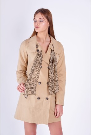 Demi-season Trench Coat Mila Nova C-68 beige