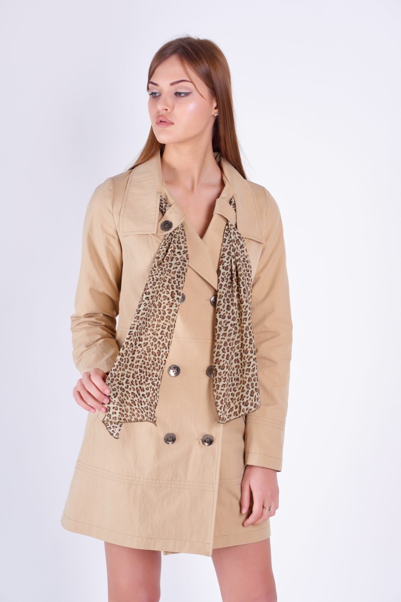 Demi-season Trench Coat Mila Nova C-68 beige