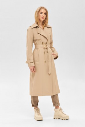 Demi-season Trench Coat Mila Nova Q-88 ex beige