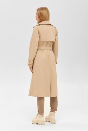 Demi-season Trench Coat Mila Nova Q-88 ex beige