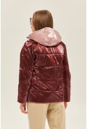 Demi-season Jacket Mila Nova K-151 bordeaux