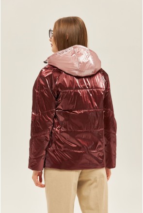 Demi-season Jacket Mila Nova K-151 bordeaux