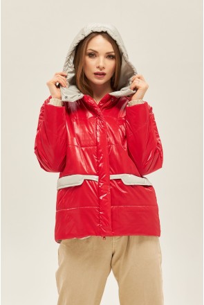 Demi-season Jacket Mila Nova K-151 red