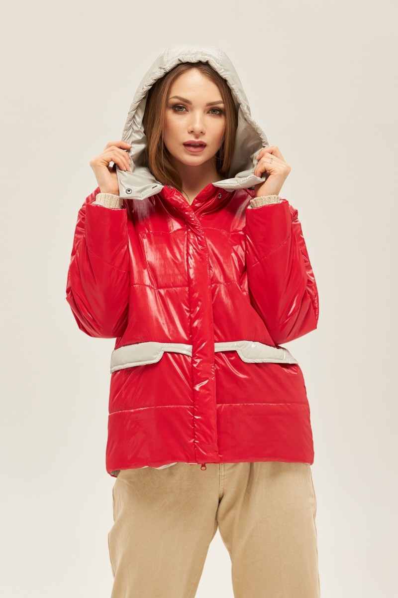 Demi-season Jacket Mila Nova K-151 red