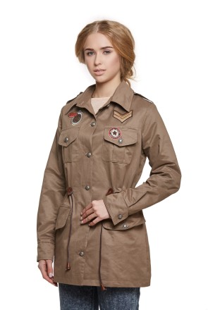 Demi-season Parka Mila Nova P-3b cappuccino