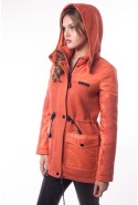 Demi-season Parka Mila Nova C-34 terracotta