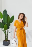 Summer Dress Mila Nova F-130 mustard