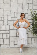 Summer Dress Mila Nova F-142 white