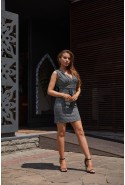 Summer Dress Mila Nova F-140 grey