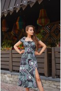 Summer Dress Mila Nova F-145 graphite