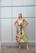 Summer Dress Mila Nova F-147 yellow