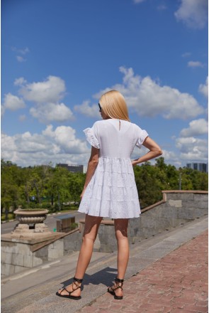 Summer Dress Mila Nova F-149 white