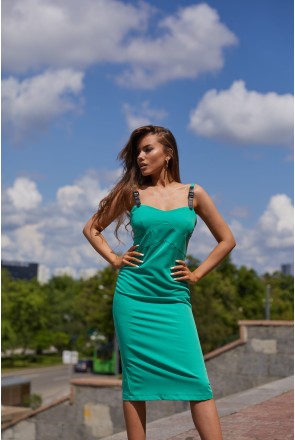 Summer Dress Mila Nova F-154 green