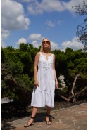 Summer Dress Mila Nova F-161 white