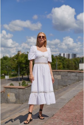 Summer Dress Mila Nova F-144 white