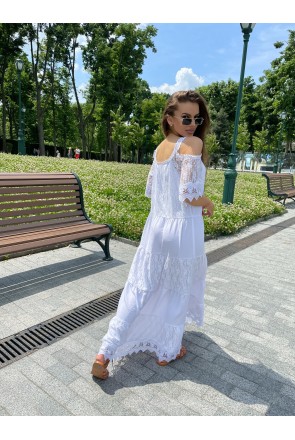 Summer Dress Mila Nova F-160 white