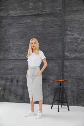 Summer Skirt Mila Nova J-5 grey 