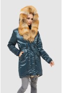 Winter Parka Mila Nova P-96ex sea green