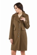 Demi-season Coat Mila Nova PV-19 khaki