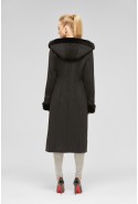 Winter Sheepskin Coat Mila Nova D-11 black