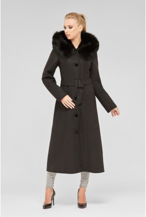 Winter Sheepskin Coat Mila Nova D-1 black