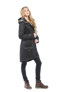 Winter Sheepskin Coat Mila Nova D-115 black