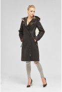 Winter Sheepskin Coat Mila Nova D-2m black