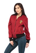 Demi-season bomber Jacket Mila Nova KV-9 Bordeaux