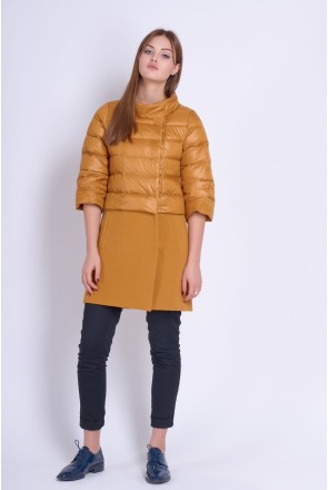 Demi-season Jacket Mila Nova K-4b mustard