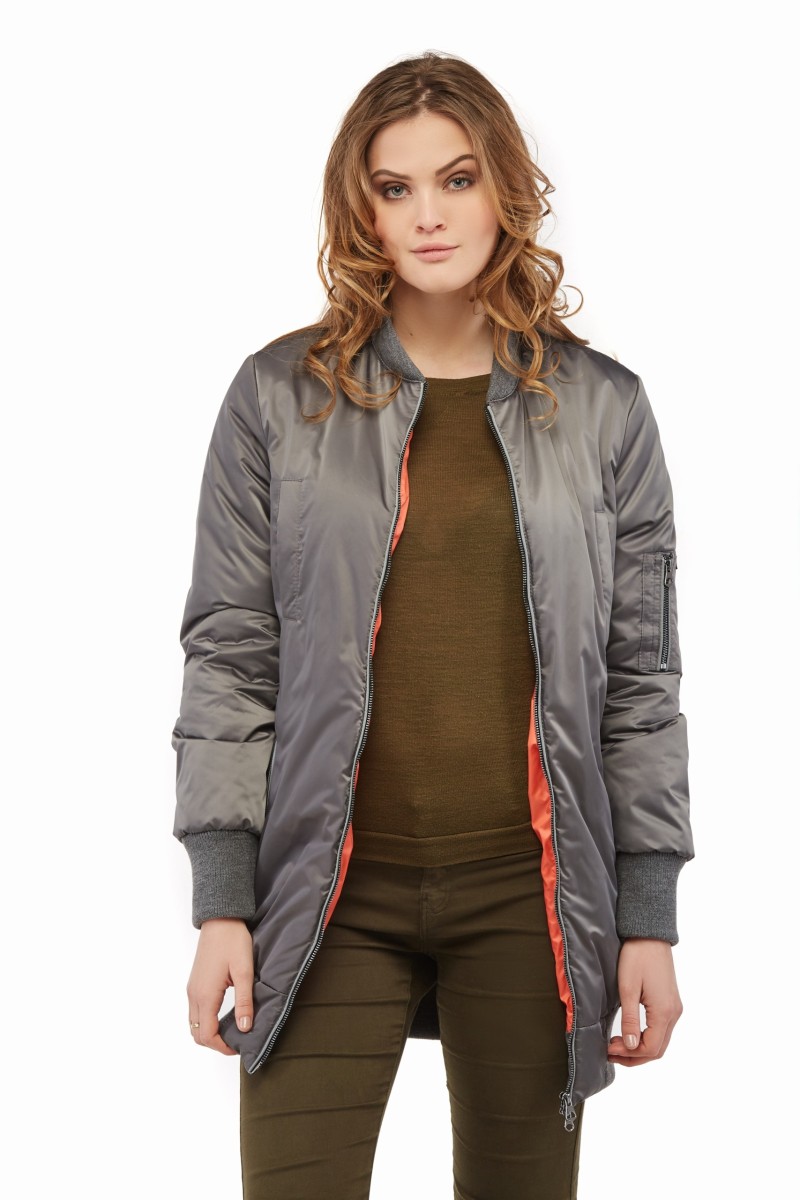 Demi-season Jacket Mila Nova KV-15 grey