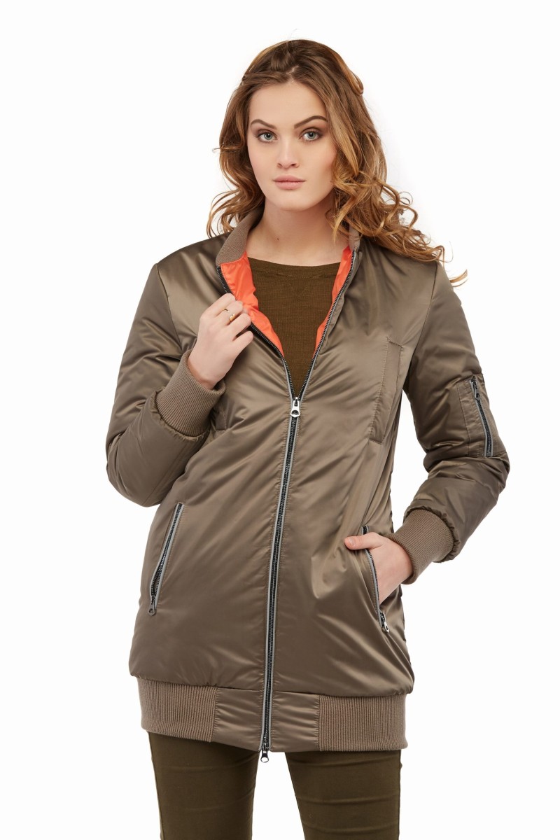 Demi-season Jacket Mila Nova KV-15 cappuccino