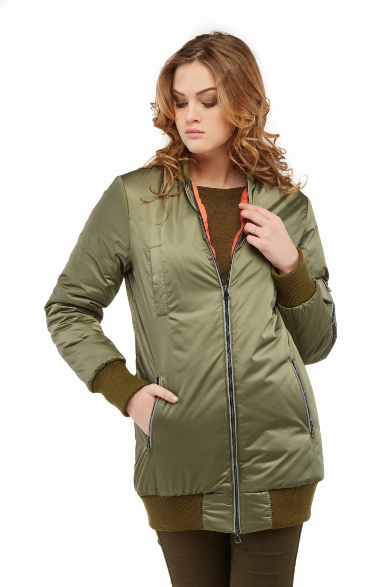 Demi-season Jacket Mila Nova KV-15 khaki